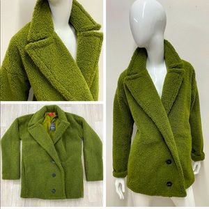 Host Pick⭐️ n:PHILANTHROPY Moss Green Sherpa Coat